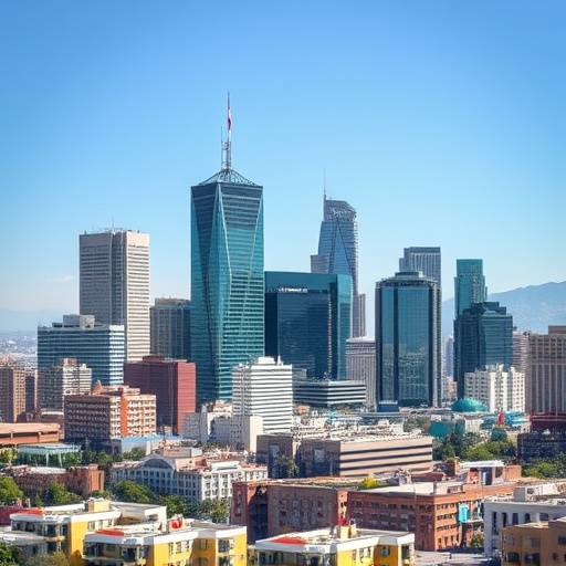 Thumbnail of Downtown Los Angeles: Modern skyscrapers and urban landscape