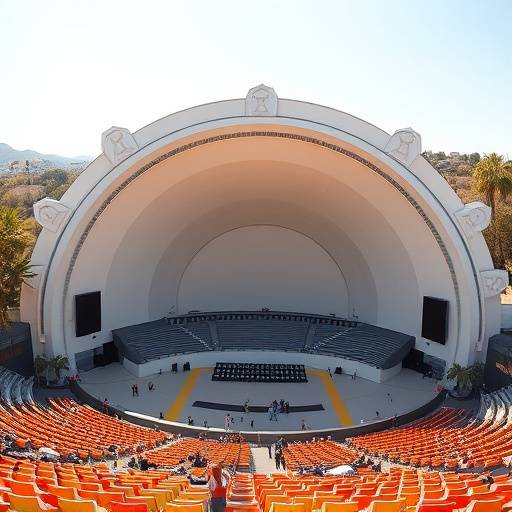 Thumbnail of Hollywood Bowl: Iconic outdoor amphitheater with shell-shaped stage.
